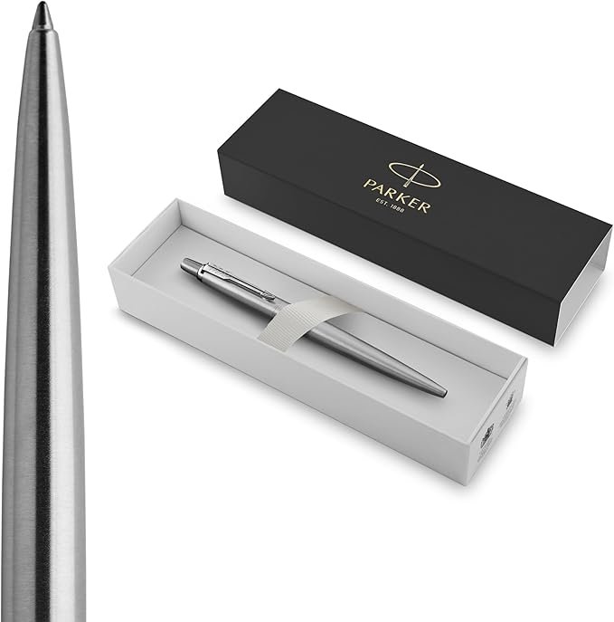 Parker Jotter Ballpoint Pen | Stainless Steel with Chrome Trim 7 sf